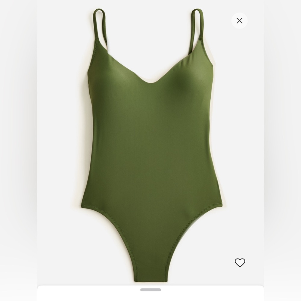 NWT J. Crew Scoopneck One Piece Swimsuit